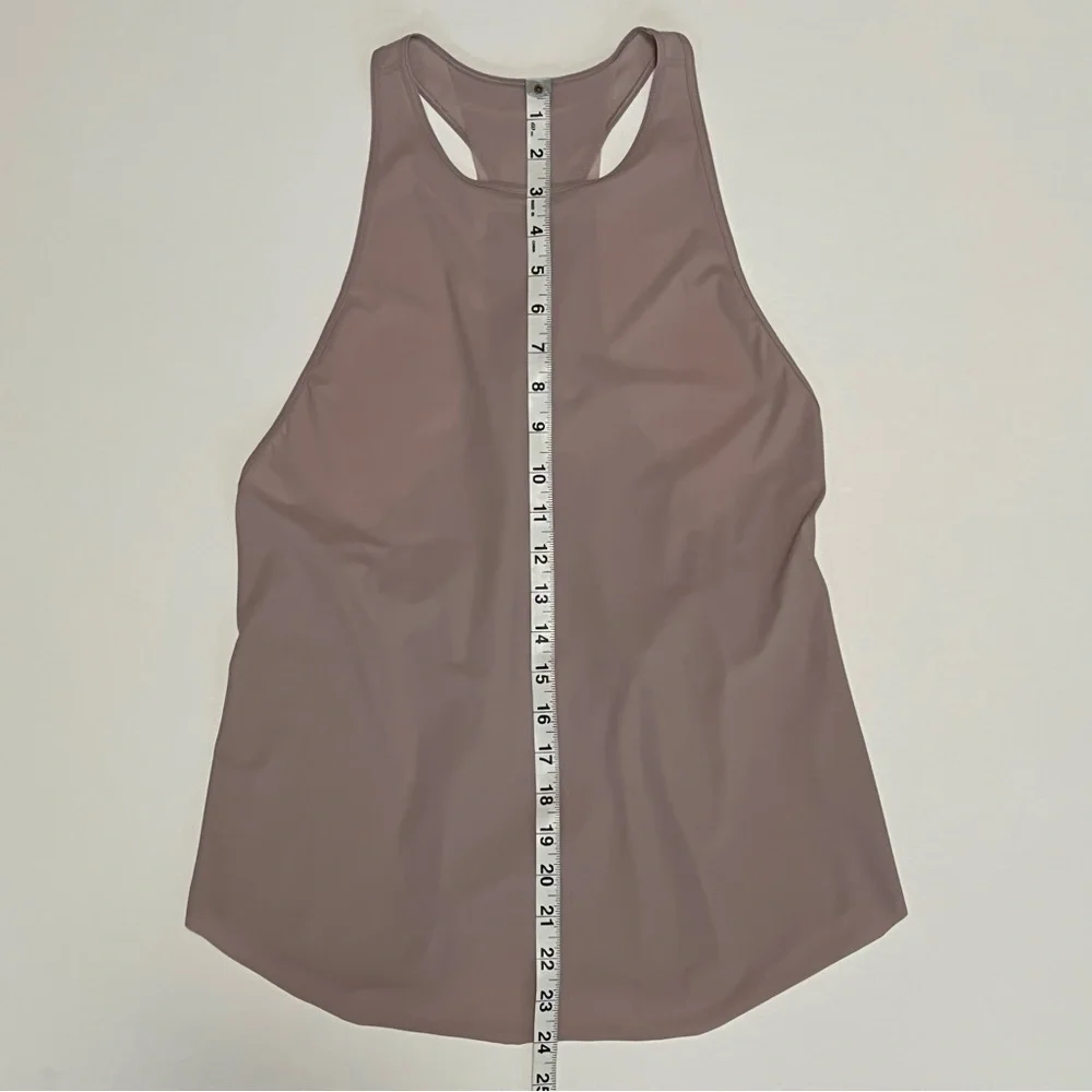 Lululemon Never Still Tank Top Smoky Blush Mauve Pink 6/S/Small Racerback Mesh - Picture 9 of 11